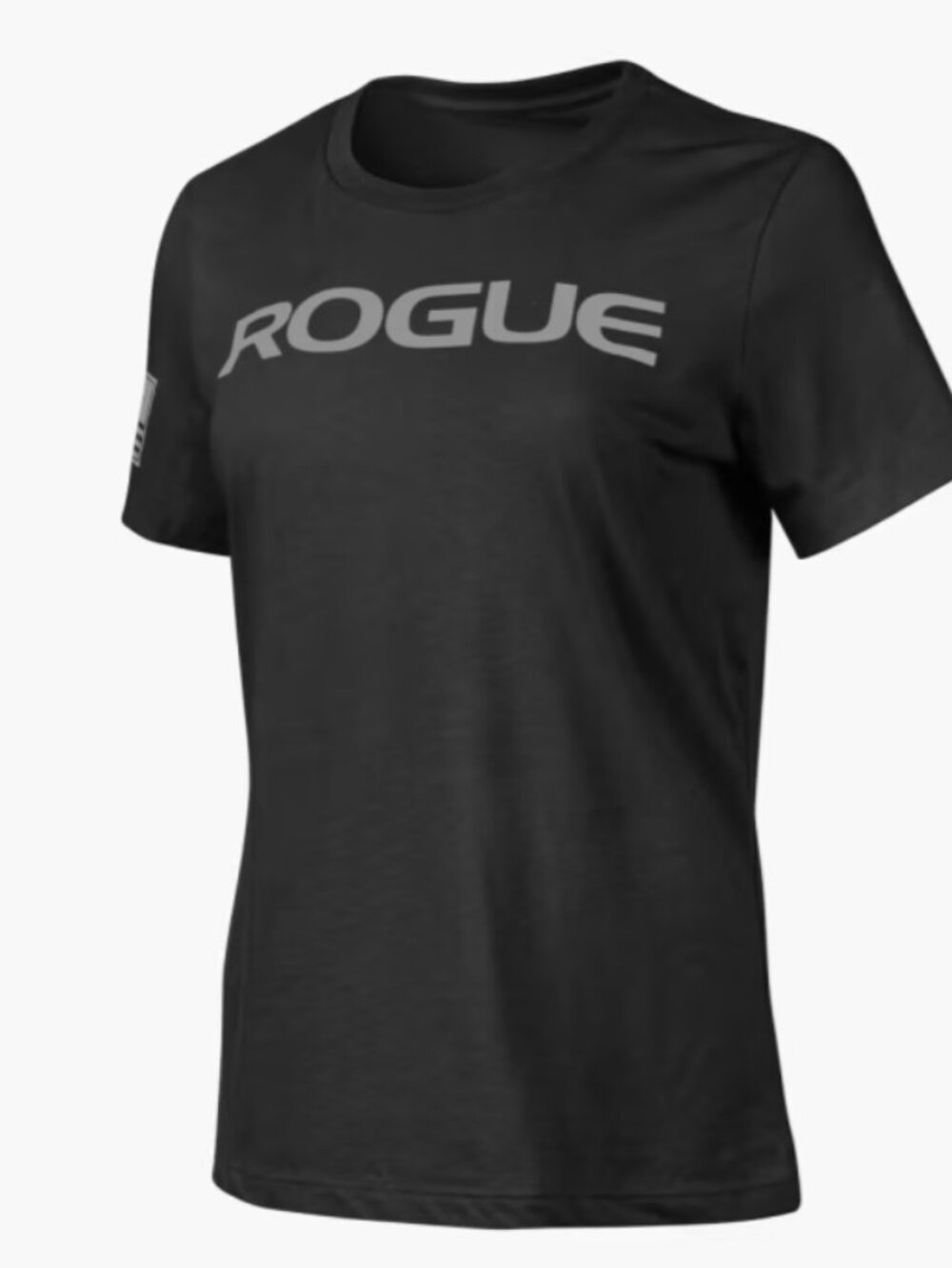 Rogue Women's Dark Gray Logo Short Sleeve Tee - XL